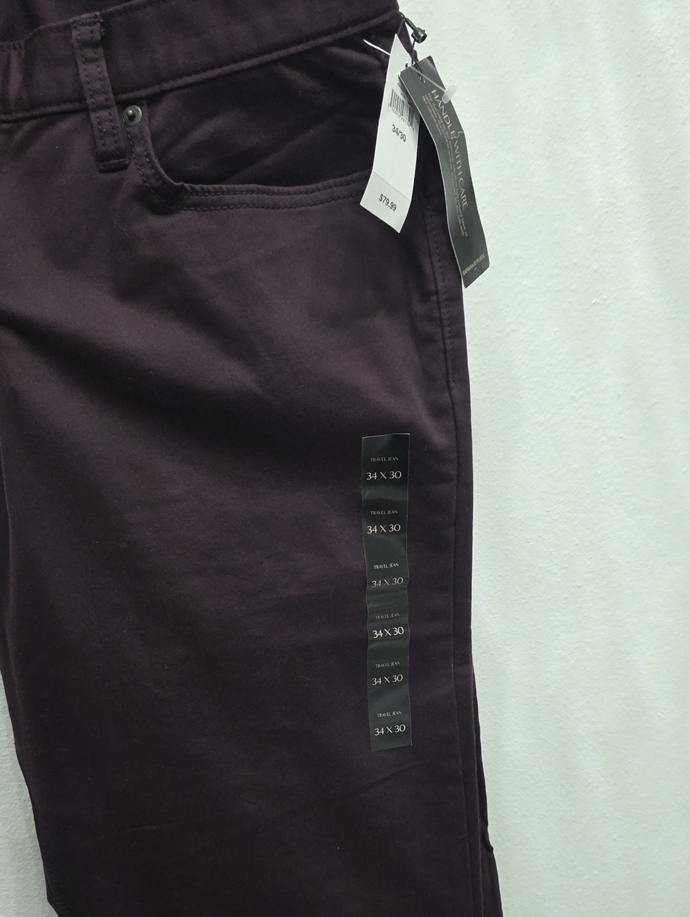 Banana Republic Men's Chino Pants in Deep Plum